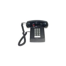 Cortelco Standard Phone - Black - 1 X Phone Line 2500-57md-bk  250057mdbk 