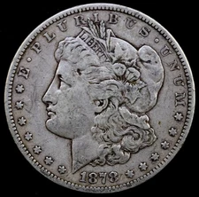1878 CC  Morgan Silver Dollar - 90% US Carson City Coin - XF #T20