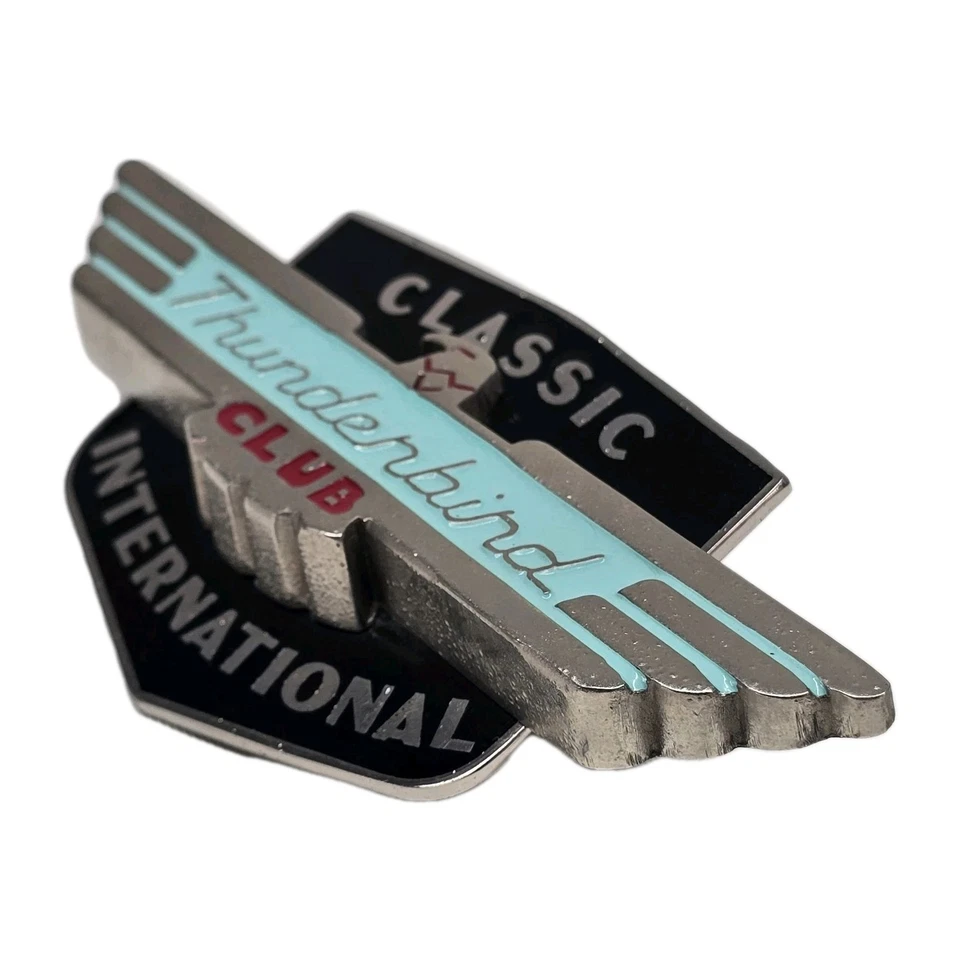 Ford Thunderbird Club 1955 1956 clásico internacional parrilla insignia emblema España Foto 4 de 4