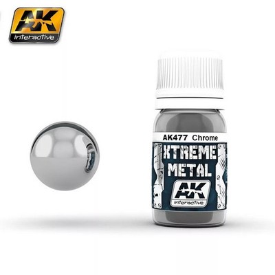 AK Interactive AK477 - Xtreme Metal Chrome 30ml - Neu