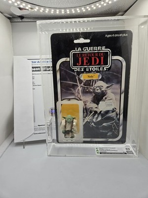 CAS 80 Meccano Yoda With RARE GDE Le Retour Du Jedi Cardback Vintage Star Wars