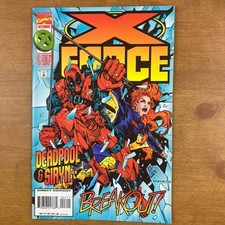 X-Force #47 Marvel 1995 VF  Cable Deadpool Wolverine Sabretooth Siryn