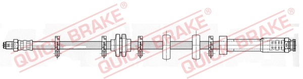Front Left QUICK BRAKE 32.966 Brake Hose for FIAT,LANCIA