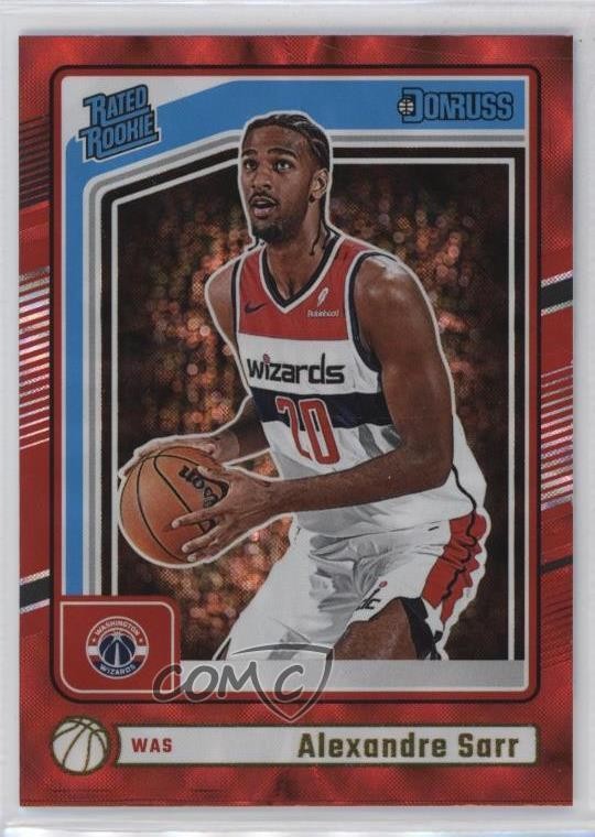 2024-25 Panini Donruss Rated Rookie International Alexandre Sarr #215 1nr7