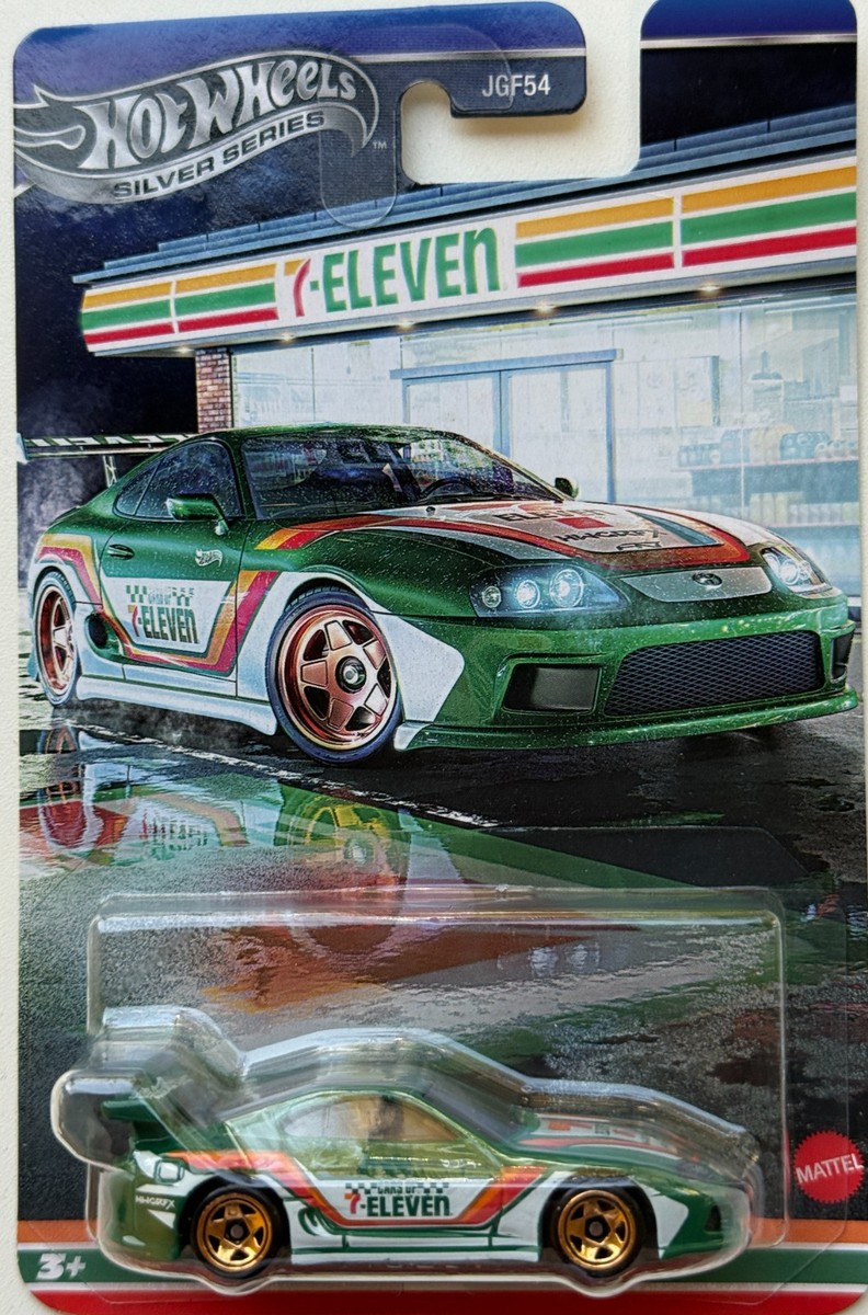 2025 Hot Wheels Silver Series , 7/11 Exclusive , Toyota Supra