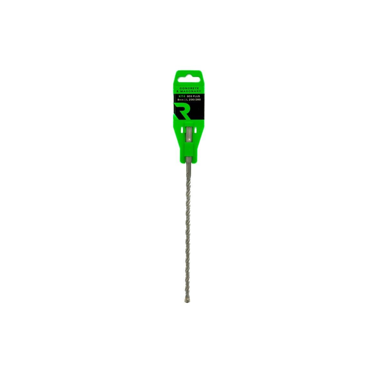 RIKA SDS Plus Drill Bit Cutter 8 x 260mm XT4 For Pro Masonry Hammer Drilling