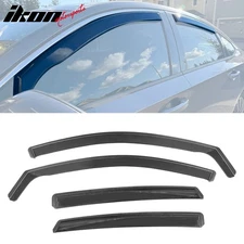 Fits 18-25 Honda Accord Sedan Window Visors Injection PC In-Channel Deflectors