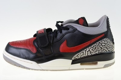 Nike Air Jordan Legacy 312 Low schwarz/rot CD7069-006 Herren Sportschuhe Größe UK 9