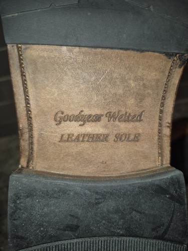 Stacy Adams Stivali Uomo 12D Goodyear Welt Punta Alare Brogue Pelle Tessuto... - Foto 16 di 16