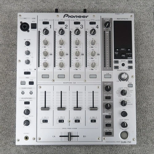 Pioneer DJM-750 Professional 4 Channel DJ Mixer USB Effects Audio Interface