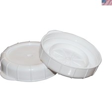 Reusable 48mm Snap-On Lids - 4 Pack Glass Mil...