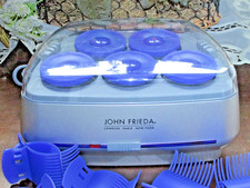 JOHN FRIEDA London Paris New York 5 EXTRA JUMBO VELVET HOT ROLLERS CURLERS CLIPS