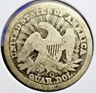 1853-O Arrows and Rays Seated Liberty Quarter - Better Date 25C Graffiti
