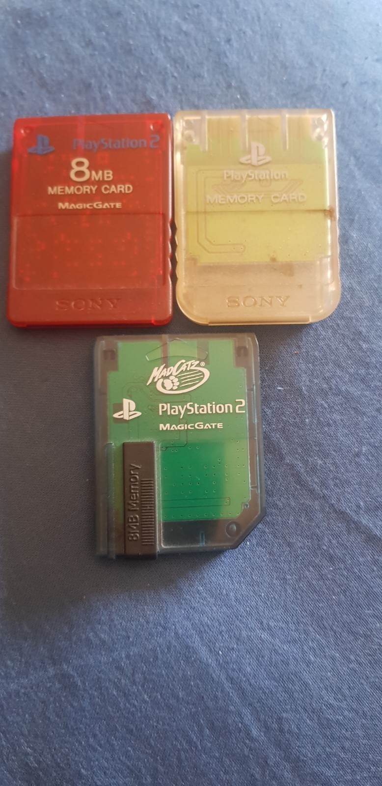 PS2 3 MEMORY CARD (SPEDIZIONE SOLO ITALIA)
