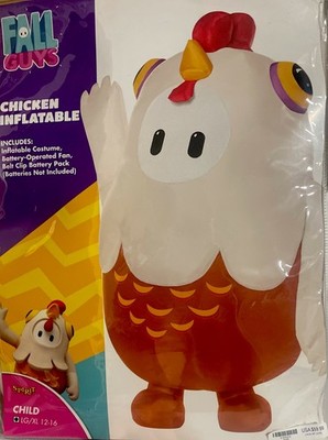 ''Fall Guys'' Inflatable Chicken Costume (Youth)