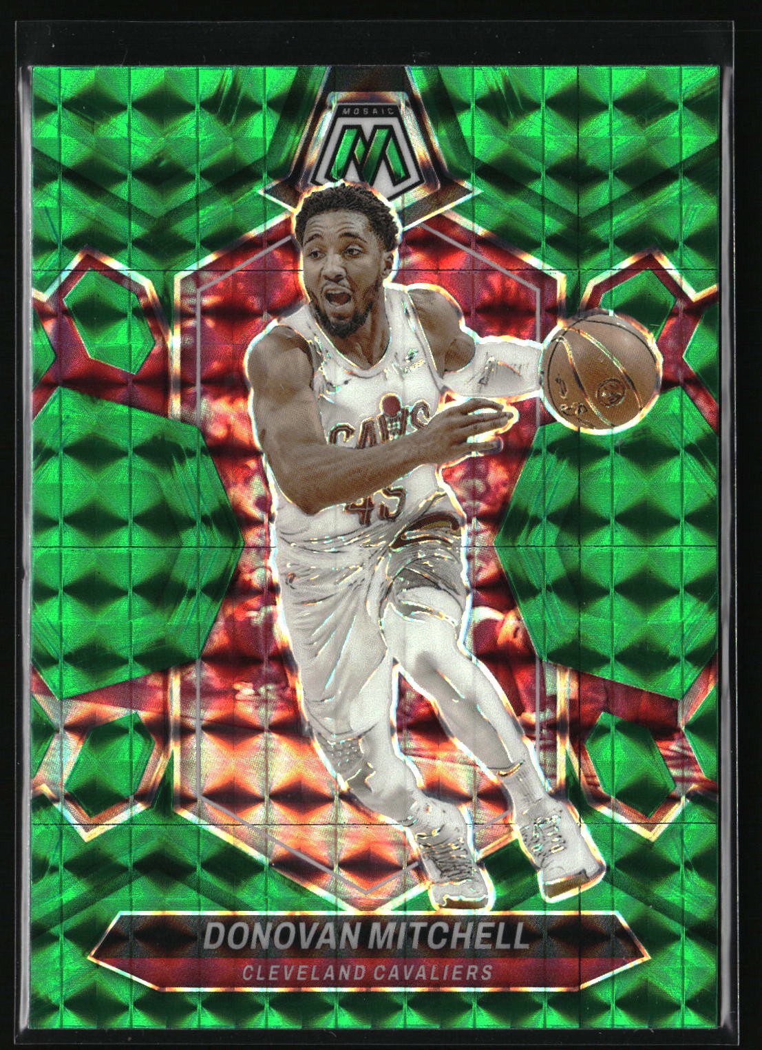 Donovan Mitchell 2023-24 Panini Mosaic Green 143