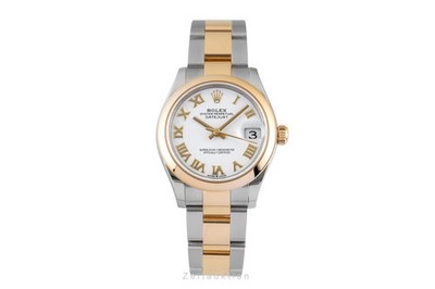 Rolex Datejust Rolesor White Roman Damenuhr Oyster Perpetual Ref. 278243