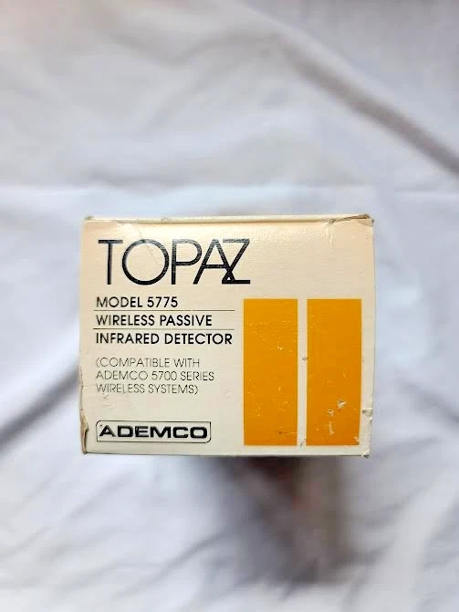 ADEMCO-TOPAZ MODEL 5775 WIRELESS PASSIVE INFRARED DETECTOR-NEW OLD STOCK - Image 3 of 4