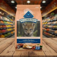 Blue Buffalo Large Breed Puppy Chicken& Wholesome Grains Dry Dog Food, 28 lb