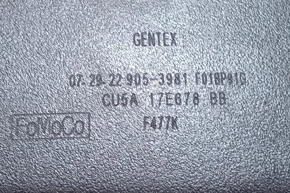 2019-2022 Ford Ranger Auto Dimming Rear View Mirror OEM - Image 3 of 4