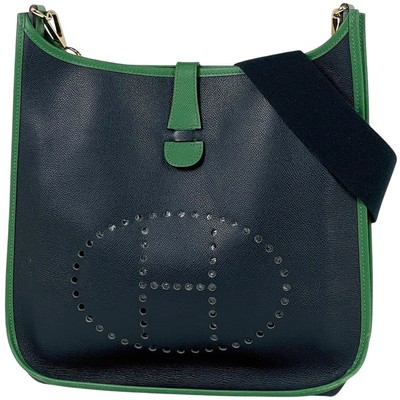 HERMES Evelyn 1 GM punching H logo Tote Bag Veau Epsom Bruny 2006 Women
