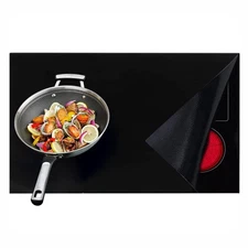 20.5x30.7 Large Induction Cooktop Protector Mat, Silicone Burner Cook Mat Ant...