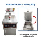 CNC Natural Gas Pressure Fryer 25KG/h Fried Chicken Stove Commercial Deep Fryer — photo 8