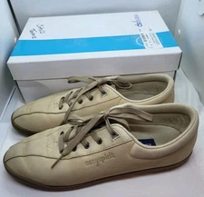 Easy Spirit Women Tan API Walking Comfort Lace Shoe Leather Sneaker 0207 Sz 11 N