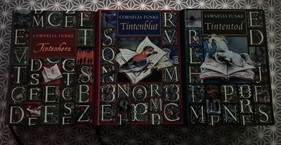 3 x Cornelia Funke - Tintenwelt Trilogie 1 2 3 Tintenherz Tintenblut Tintentod