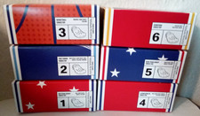 6 BRAND NEW McDonald's Happy Meal All American Game x Crocs Key Chain SET