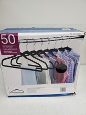 NEW Non Slip Luxury Velvet Flocked Hangers 50 pack Closet Organize Space Saving