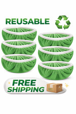 6 Pack Reusable Microfiber Mop Pads Compatible with Swiffer Sweeper Washable