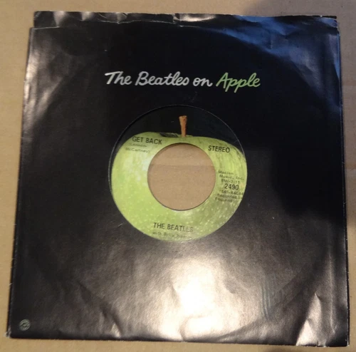 THE BEATLES  Get Back / Don't Let Me Down APPLE 2490 45rpm 7" (1969) VG++