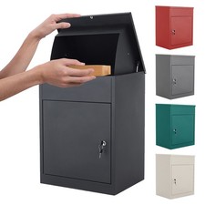 Large Parcel Delivery Drop Box Lockable Home Outdoor Storage Letter Post Box UK