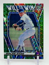 Nolan Ryan - 2021 Panini Mosaic - Will To Win - Green Mosaic Prizm -# WTW9