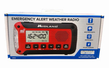 Midland ER50 Portable Emergency Weather Alert Crank Radio AM/FM Flashlight