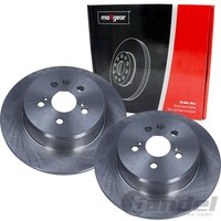 2X Maxgear Bremsschebeiben 288Mm Voll Hinten Passend FÜR Toyota Avensis