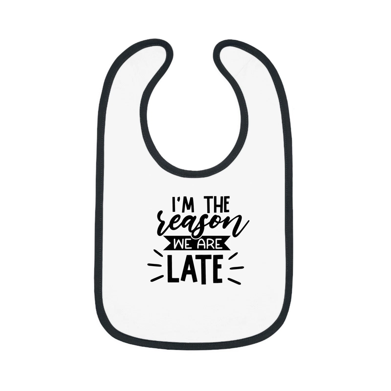 Baby Bib with Fun Quote, Cute Baby Shower Gift, Modern Infant Bib, Newborn [...]