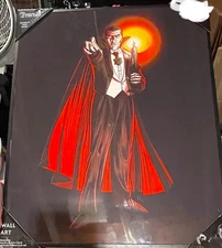 UNIVERSAL CITY STUDIOS IDEA NUOVA INC UNIVERSAL MONSTERS DRACULA WALL ART NEW