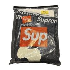 SUPREME X HANES Bones Thermal Pants 1 Pack Size L Black FW23 Skeleton NWT