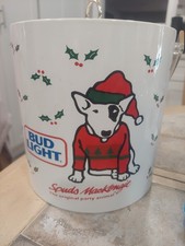 Vintage 1987 Bud Light Spuds Mackenzie seau à glace homme grotte barware anheuser
