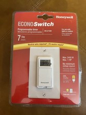 Honeywell RPLS730B Programmable Timer Wall Switch, CFL Compatible, Sleek Design