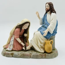 Home Interiors & Gifts TEARS OF REPENTANCE Jesus Figurine #14024-01