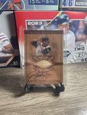 2001 SP Game Bat Milestone Jason Kendall Piece of Action Auto #SJK Pirates