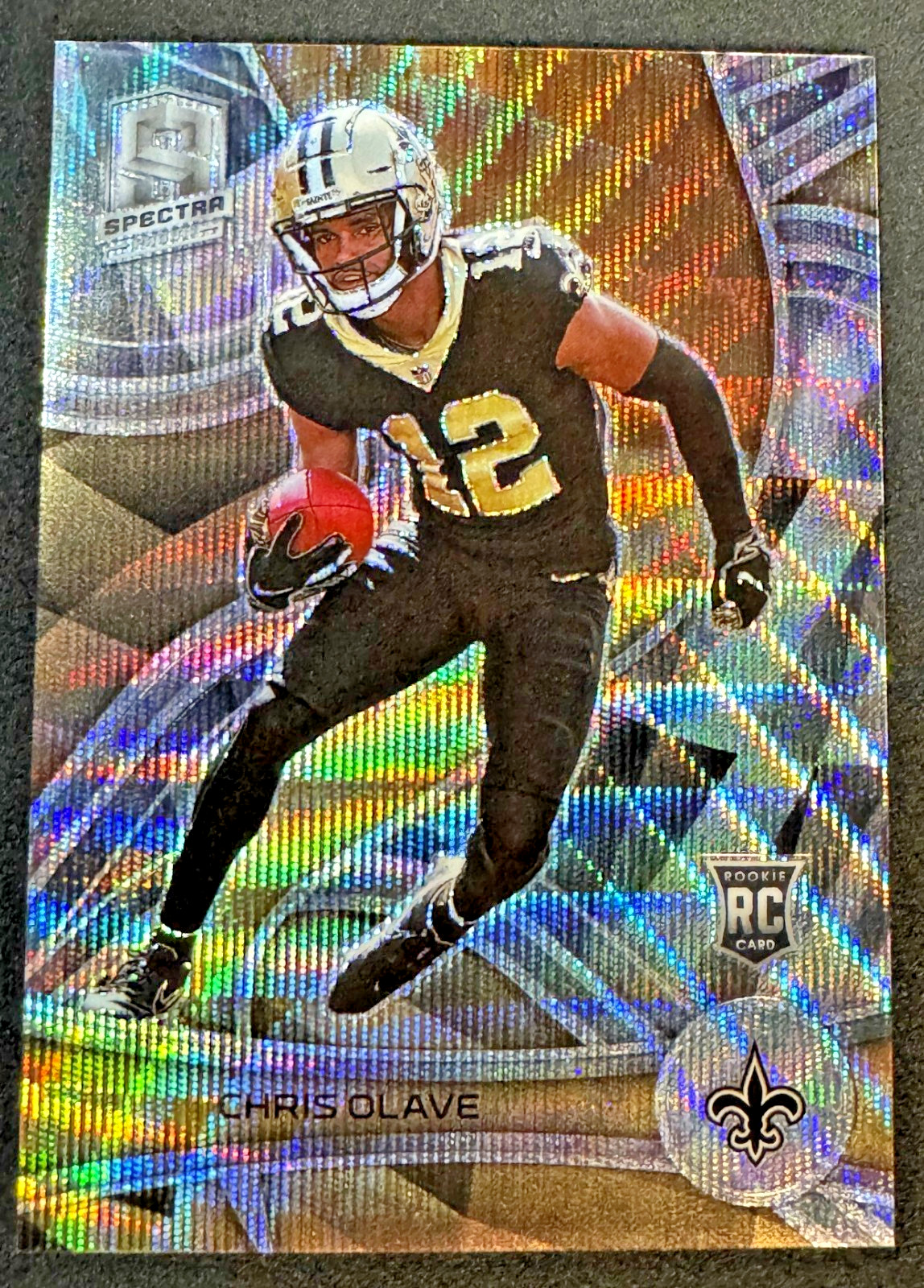 2022 Panini Spectra - Rookies Wave Prizm CHRIS OLAVE 5/11 #147 (RC) Saints