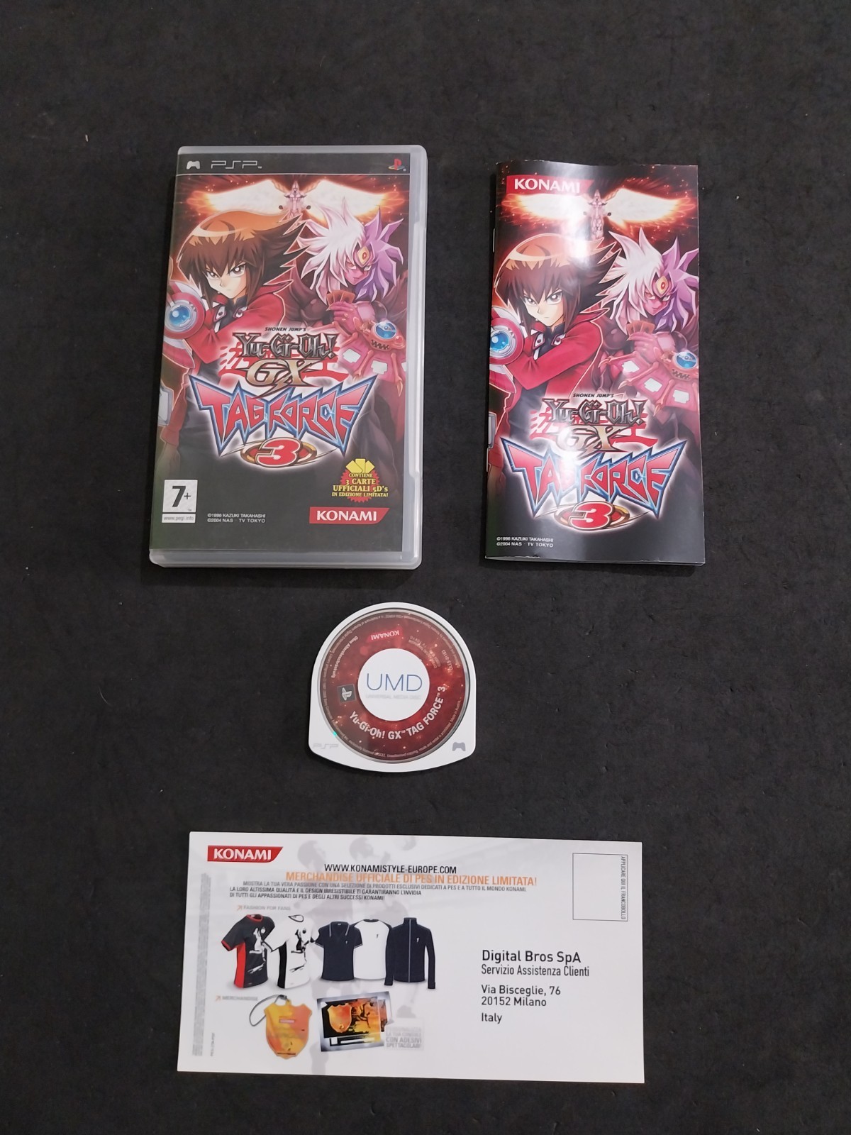 YU GI OH GX TAG FORCE 3 Sony PSP PAL Jeu Vidéo d’Action Aventure, Occasion