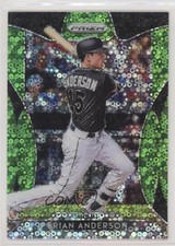 2019 Panini Prizm Tier II Lime Green Donut Circle 48/199 Brian Anderson #190 2t9