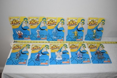 1990s Bandai The TICK  4'' Collectible Figures Lot of 10 MOMC New Sealed