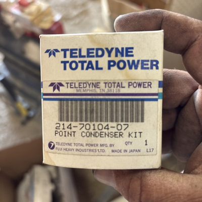 #ad #ad OEM Robin Teledyne Wisconsin 214–70104–07 Breaker Points amp; Condenser 2147010407 $19.99