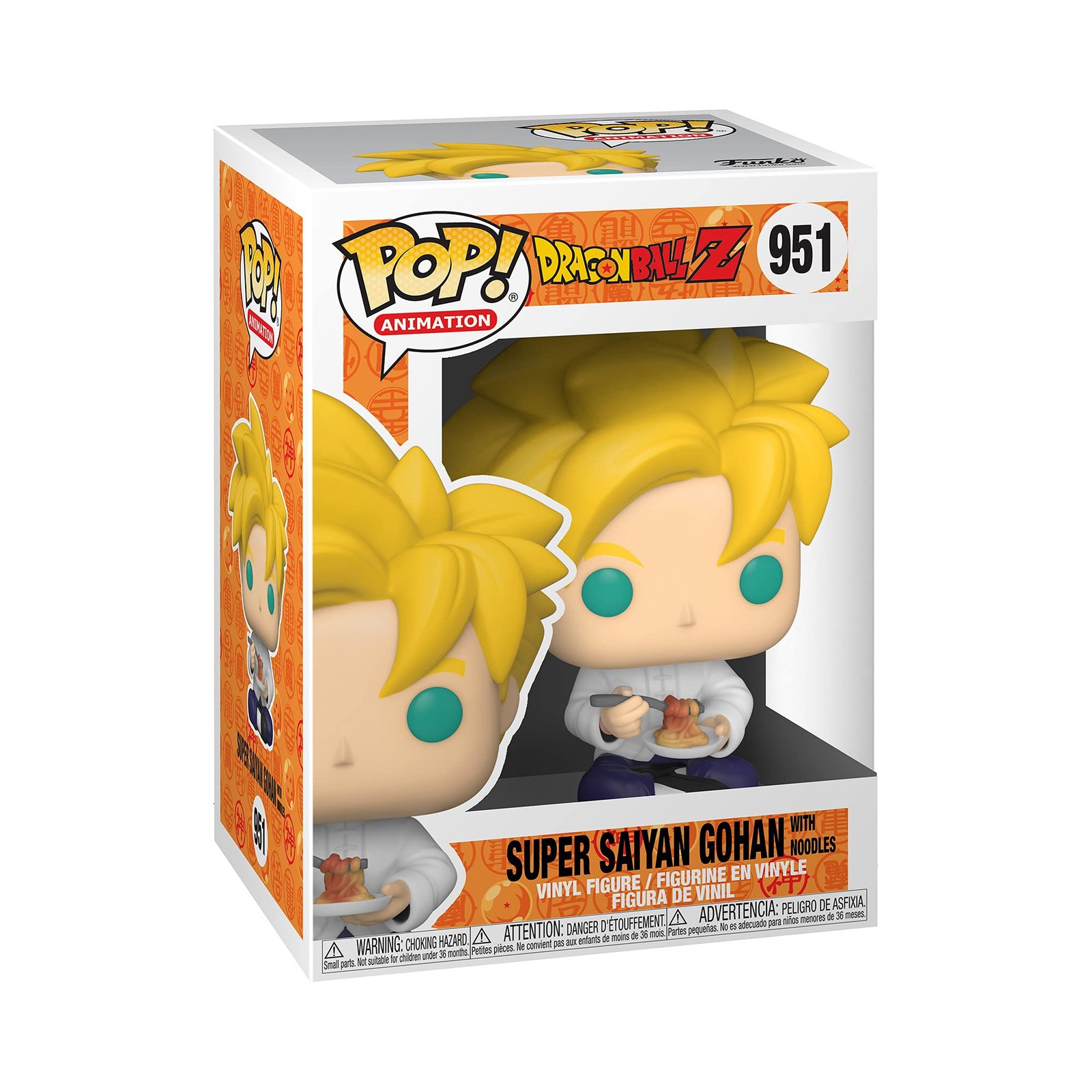 Funko Pop! Animation: DBZ S9- SS Gohan With Noodles - Dragon Ball Z - Figura de
